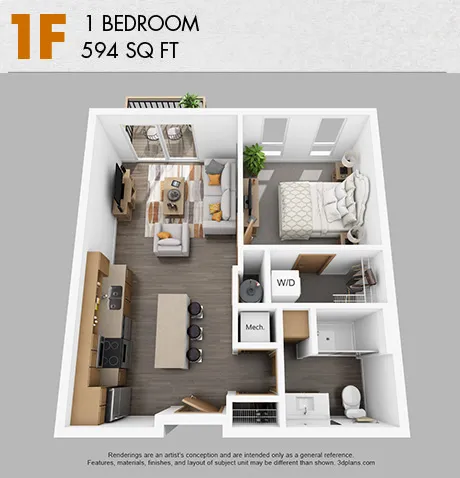 1F floor plan