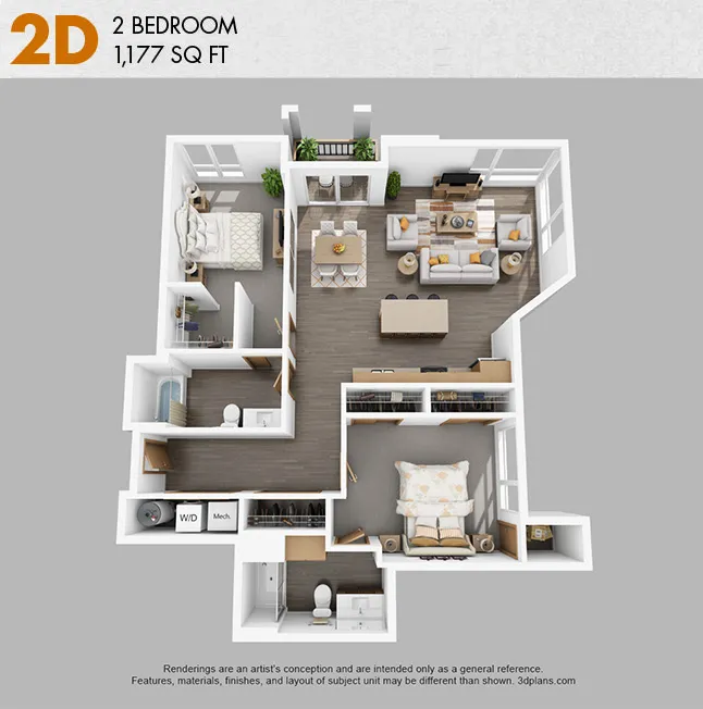 2D floor plan