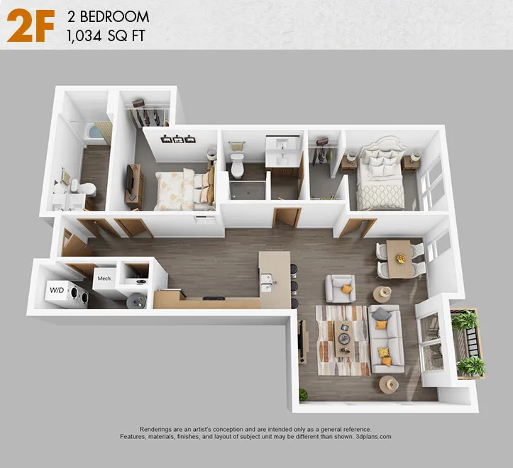 2F floor plan