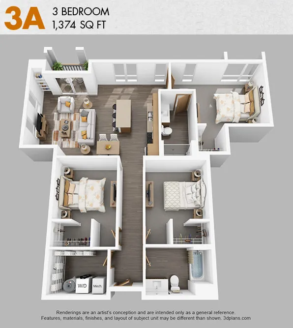 3A floor plan